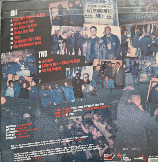 Ultramagnetic MC's : The Ultra's Live In Brixton  (LP, Album, RSD, Ltd, Num, Red)