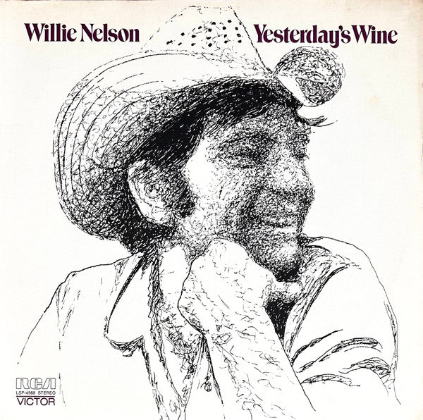 Willie Nelson : Yesterday's Wine (LP, Album, Ind)