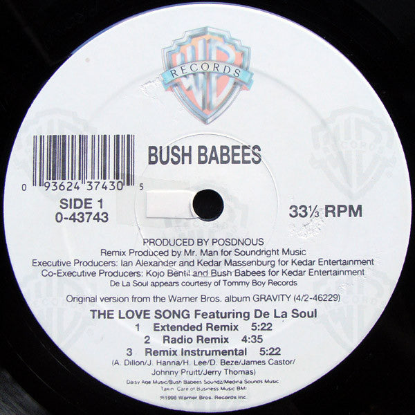Bush Babees* : The Love Song (The Remix) (12")