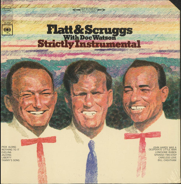 Flatt & Scruggs With Doc Watson : Strictly Instrumental (LP, Album)
