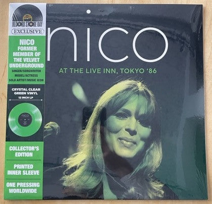 Nico (3) : At The Live Inn, Tokyo '86 (LP, RSD, Cry)