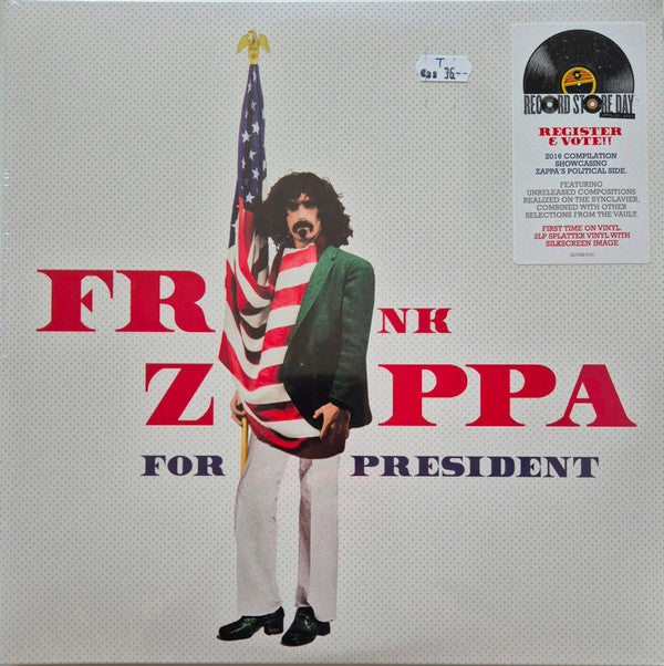 Frank Zappa : Frank Zappa For President (LP, Red + LP, S/Sided, Etch, Red + Album, RSD, Ltd)