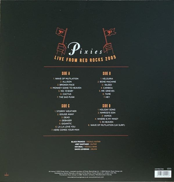 Pixies : Live From Red Rocks 2005 (2xLP, RSD, Ltd, Ora)