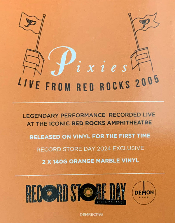 Pixies : Live From Red Rocks 2005 (2xLP, RSD, Ltd, Ora)