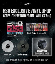 Ateez (2) : The World Ep.Fin : Will (X Ver.) (LP, Album, RSD, Ltd, Ran + 7", RSD, Ltd)