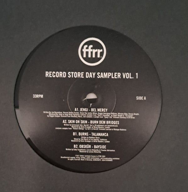 Various : Record Store Day Sampler Vol. 1 (12", RSD, Ltd, Smplr)