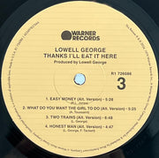 Lowell George : Thanks I'll Eat It Here (LP, Album, RE + LP + RSD, Dlx, Ltd)