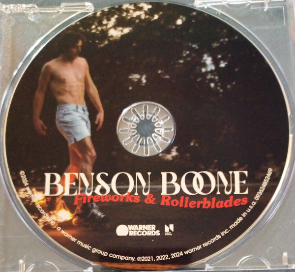 新品 Benson Boone Fireworks & Rollerblades Fireworks & Rollerblades - Clear Vinyl – Benson Boone