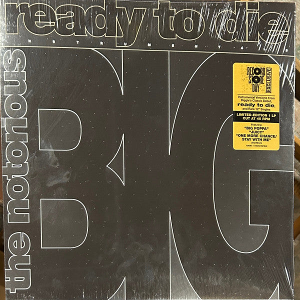 Notorious B.I.G. : Ready to Die Instrumentals (12", RSD)