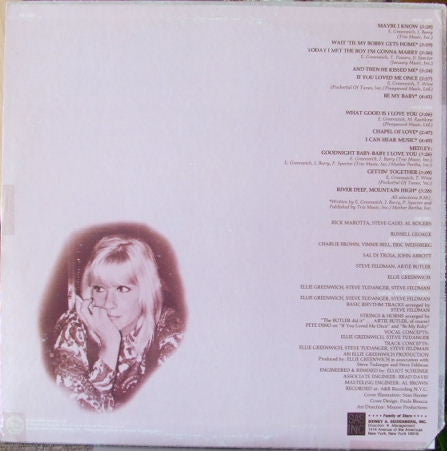 Ellie Greenwich : Let It Be Written, Let It Be Sung (LP, Album)