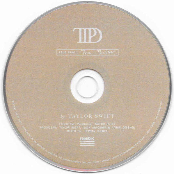 Taylor Swift : The Tortured Poets Department (CD, Album, Dlx, "Th)