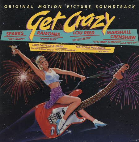 Various : Get Crazy (Original Motion Picture Soundtrack) (LP, Album, Promo)
