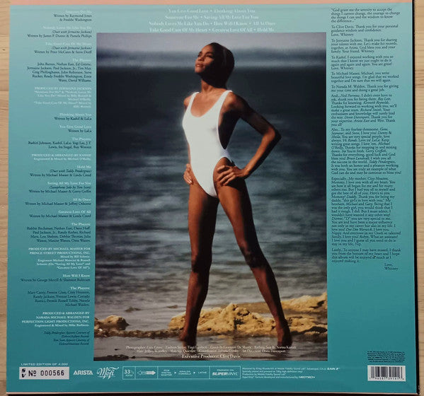 Whitney Houston : Whitney Houston (LP, Album, Ltd, Num, RE, RM, Sup)