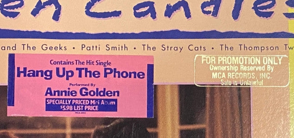 Various : Sixteen Candles: Music From The Original Motion Picture Soundtrack (LP, MiniAlbum, Pin)