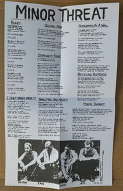 Minor Threat : Minor Threat (7", EP, RE, RM, Red)