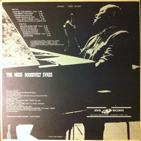 Roosevelt Sykes : The Meek Roosevelt Sykes (LP, Album)