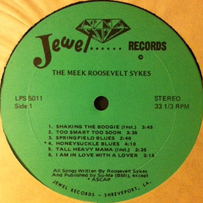 Roosevelt Sykes : The Meek Roosevelt Sykes (LP, Album)