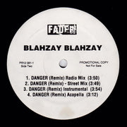 Blahzay Blahzay : Danger Pt. II / Danger (Remix) (12", Promo)
