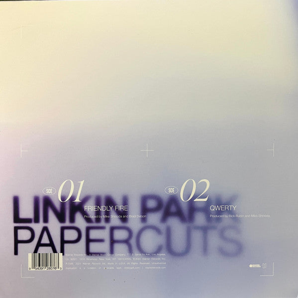 Linkin Park : Friendly Fire / QWERTY (10", Single, Ltd, Cle)