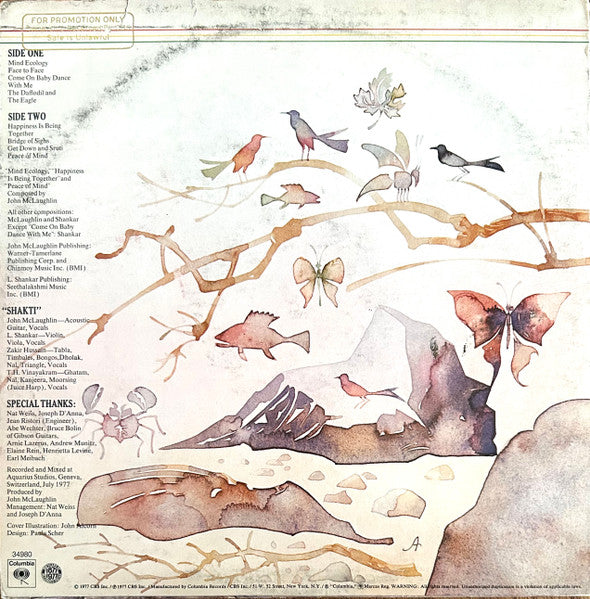 Shakti (2) With John McLaughlin : Natural Elements (LP, Album, Pit)