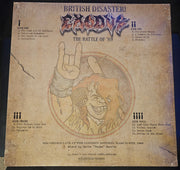 Exodus (6) : British Disaster: The Battle of '89 (Live At The Astoria) (2xLP, Album, Gol)