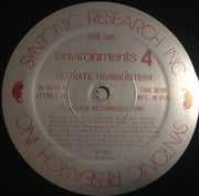 No Artist : Environments (Totally New Concepts In Sound - Disc 4 - Ultimate Thunderstorm / Gentle Rain In A Pine Forest) (LP, RE)