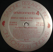 No Artist : Environments (Totally New Concepts In Sound - Disc 4 - Ultimate Thunderstorm / Gentle Rain In A Pine Forest) (LP, RE)