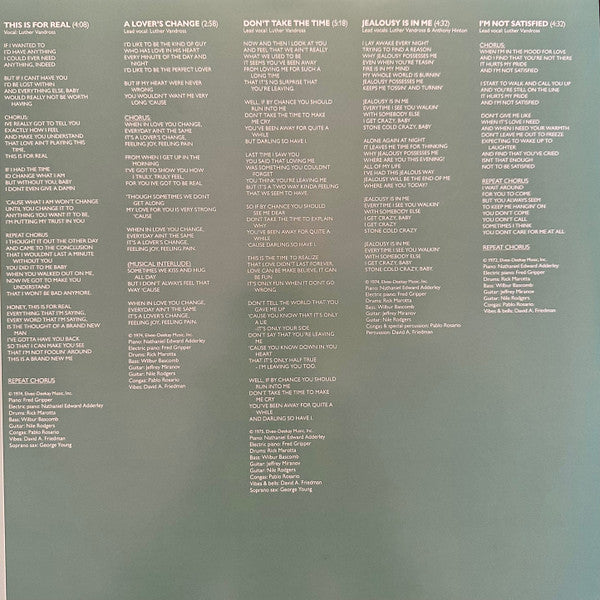 Luther : This Close To You (LP, Album, RE)