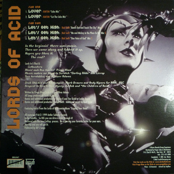 Lords Of Acid : Lover / Let's Get High (12")