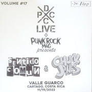 Sentido Comun (4), Chuck Jones (22) : DCxPC Live And Punk Rock Mag Presents Sentido Comun & Chuck Jones - Live In Valle Guarco, Cartago, Costa Rica, 11/19/2022 (12", Sea)