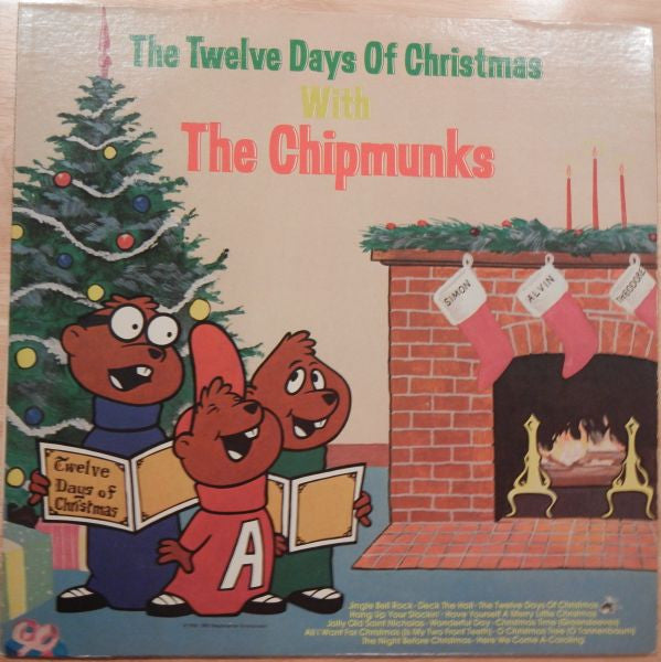 The Chipmunks : The Twelve Days Of Christmas With The Chipmunks (LP)