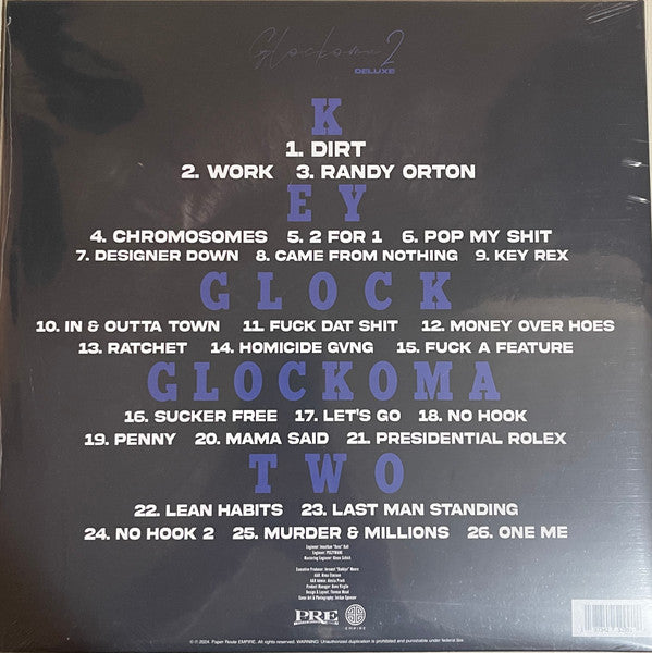 Key Glock : Glockoma 2 (Deluxe) (2xLP, Album, Ltd, Blu)