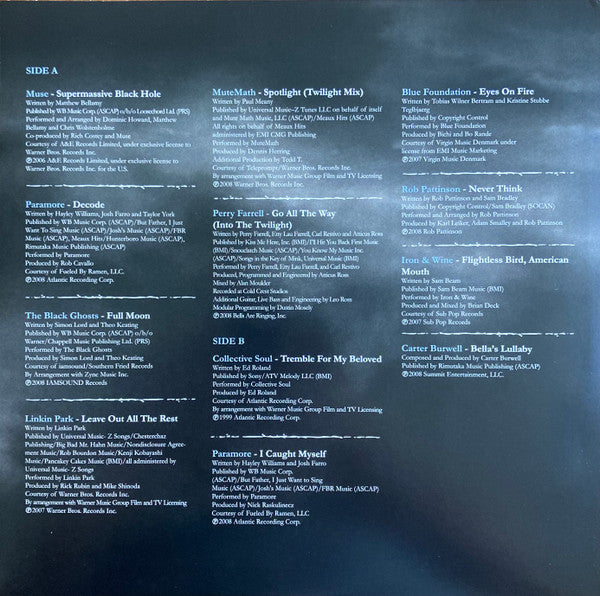 Various : Twilight (Original Motion Picture Soundtrack) (LP, Comp, RE, Mer)