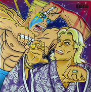 Mickey Diamond x Pro Dillinger : Sting Vs. Flair (LP, Album, Dlx, Ltd, Num, RE, Hal)