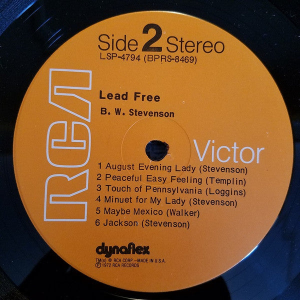 B.W. Stevenson : Lead Free (LP, Album)