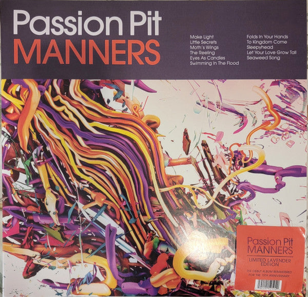 Passion Pit : Manners (LP, Album, Ltd, RE, RM, Lav)