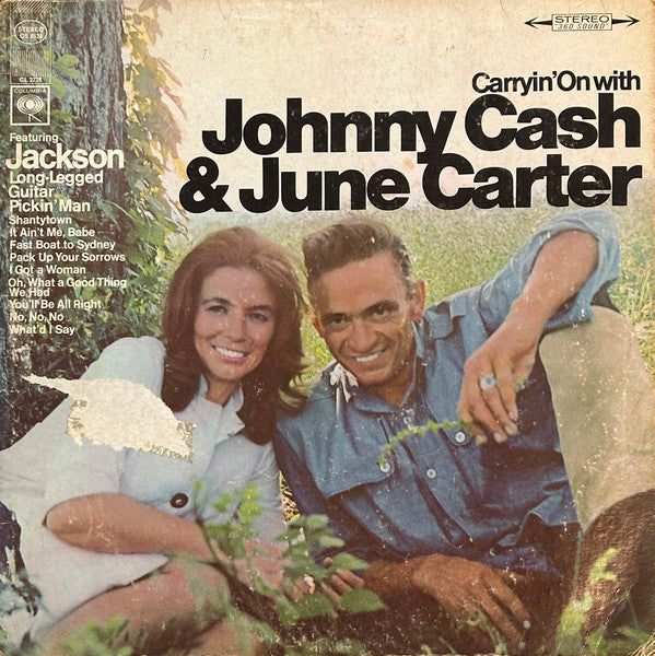 Johnny Cash & June Carter : Carryin' On With Johnny Cash & June Carter (LP, Album, San)