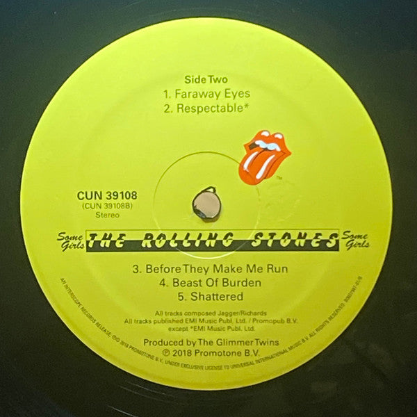 The Rolling Stones : Some Girls (LP, Album, RE, RM, 180)