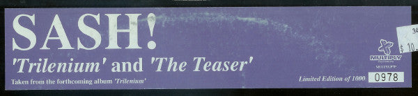 Sash! : Trilenium / The Teaser (12", Ltd, Promo)