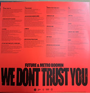 Future (4), Metro Boomin : We Don't Trust You  (2xLP)
