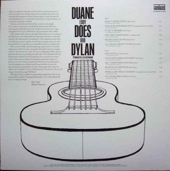 Duane Eddy : Duane Eddy Does Bob Dylan (LP, Album, RE, Red)