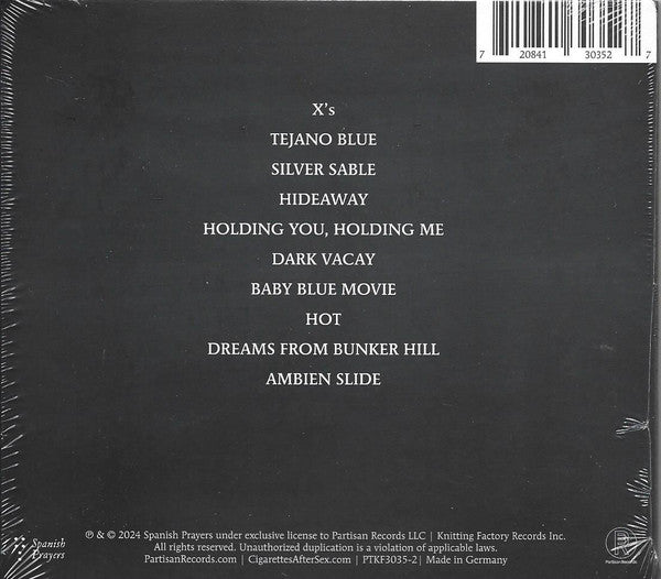 Cigarettes After Sex : X's (CD, Album, Dig)