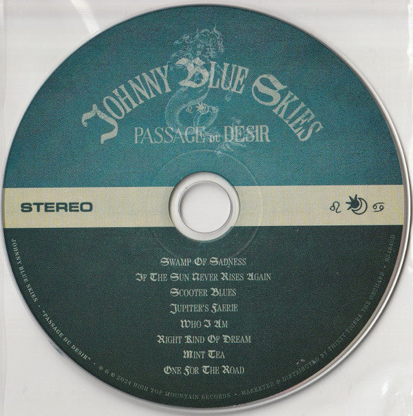 Johnny Blue Skies : Passage Du Desir (CD, Album)
