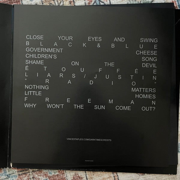 Vince Staples : Dark Times (LP, Album, Ltd, Cle)