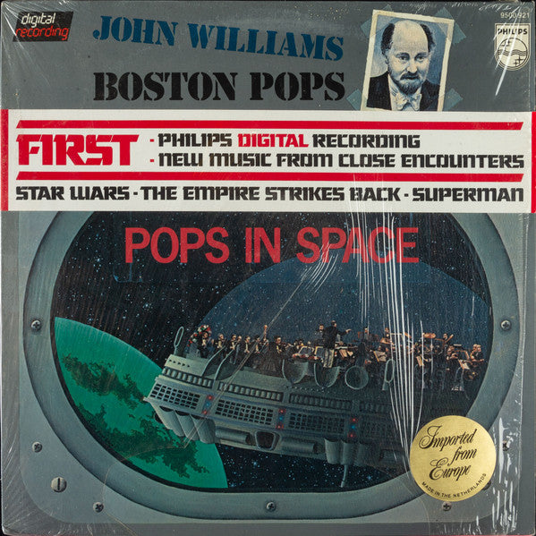John Williams (4), Boston Pops Orchestra : Pops In Space (LP, Dig)