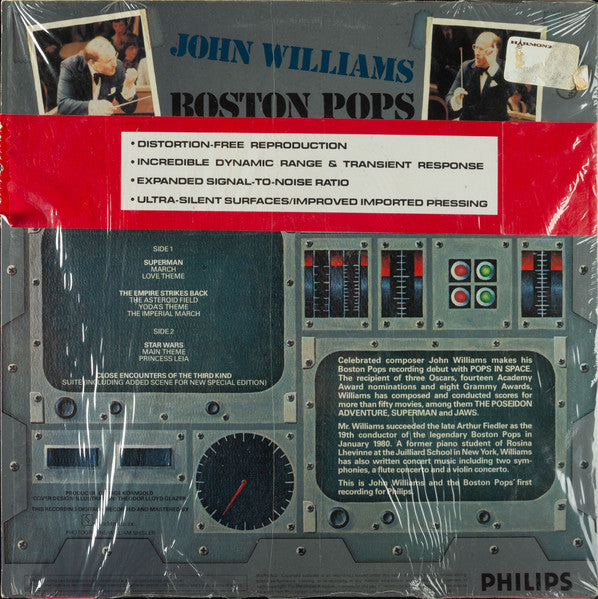 John Williams (4), Boston Pops Orchestra : Pops In Space (LP, Dig)