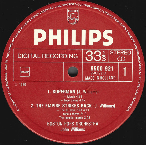 John Williams (4), Boston Pops Orchestra : Pops In Space (LP, Dig)