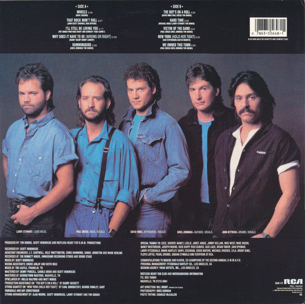 Restless Heart : Wheels (LP, Album)