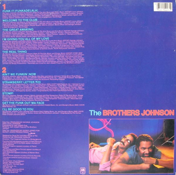 The Brothers Johnson* : Blast! (LP, Album, R-l)