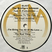 The Brothers Johnson* : Blast! (LP, Album, R-l)